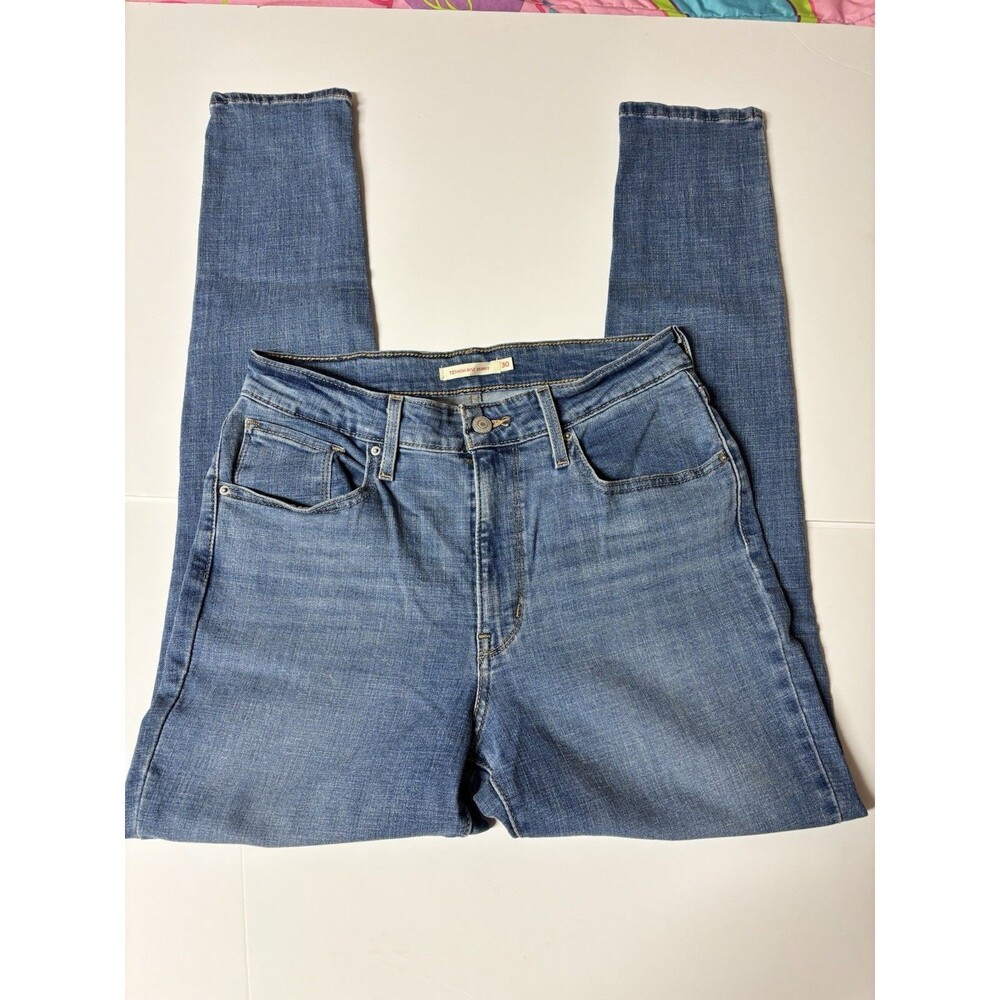 Levi's Jeans Womens 30 High Rise Skinny 721 Medium Wash Stretch Denim Cotton